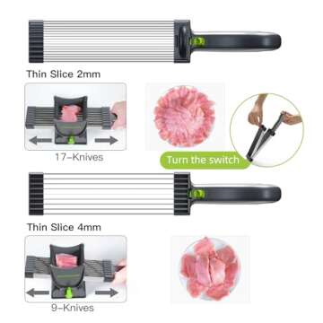 Jonscook Fresh Meat Slicer for Easy Meat Cutting