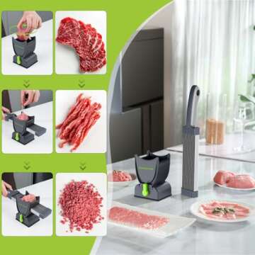Jonscook Fresh Meat Slicer for Easy Meat Cutting