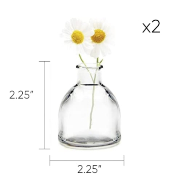 Elegant CHIVE Loft Mini Flower Vases Set of 10 for All Occasions