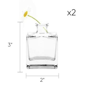 Elegant CHIVE Loft Mini Flower Vases Set of 10 for All Occasions