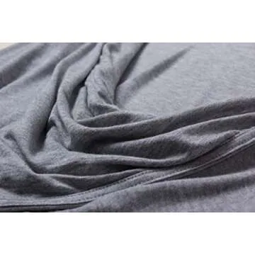 LIREROJE Women's Loose Backless Long Sleeve Top Blouse (S, Grey)