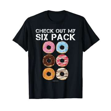 Check Out My Six Pack Donut Shirt - Funny Gym TShirts T-Shirt