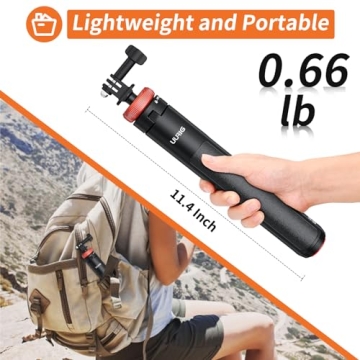 UURig Extendable Selfie Stick Tripod for GoPro and More