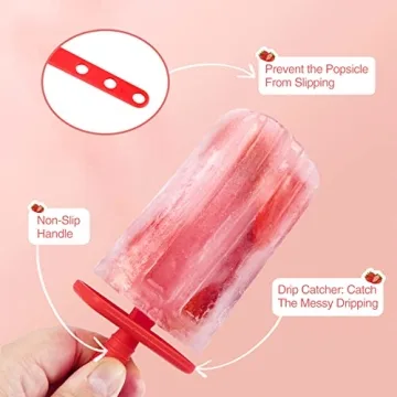 Aichoof Rainbow Popsicle Molds for Kids