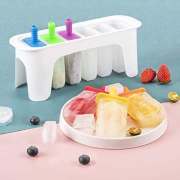 Aichoof Rainbow Popsicle Molds for Kids