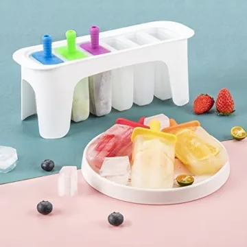 Aichoof Rainbow Popsicle Molds for Kids