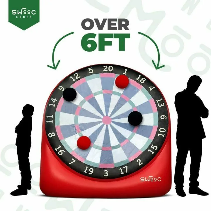 Giant Kick Darts Set with 15 Games for Outdoor Fun