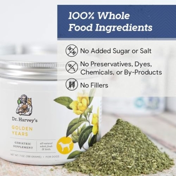 Enhance Your Senior Dog's Vitality with Dr. Harvey's Herbal Supplement