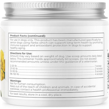 Enhance Your Senior Dog's Vitality with Dr. Harvey's Herbal Supplement