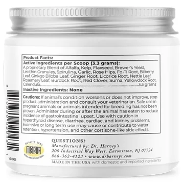 Enhance Your Senior Dog's Vitality with Dr. Harvey's Herbal Supplement