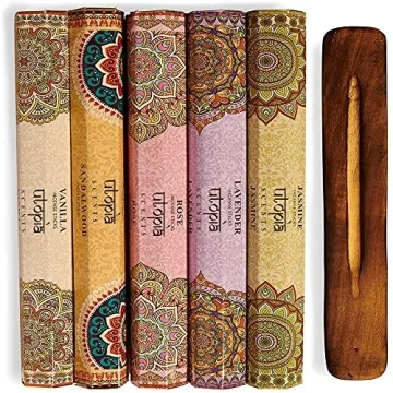 Premium Natural Incense Sticks Variety Pack for Aromatherapy