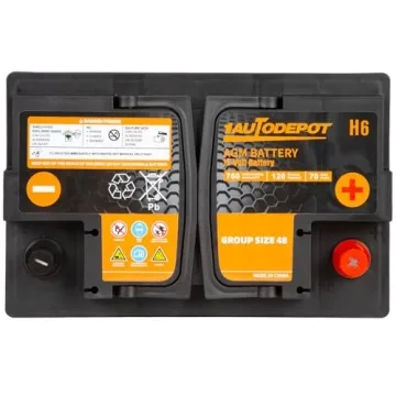 1AUTODEPOT Group 48 AGM Car Battery - 70Ah 760CCA
