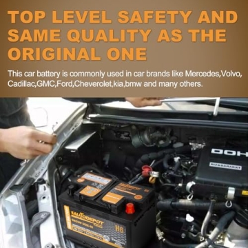 1AUTODEPOT Group 48 AGM Car Battery - 70Ah 760CCA