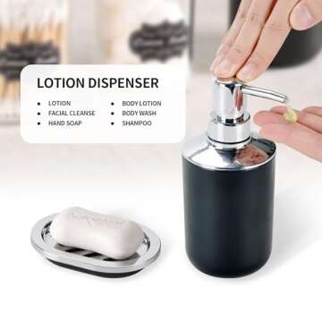 Fixwal 8-Piece Bathroom Accessories Set for Modern Homes