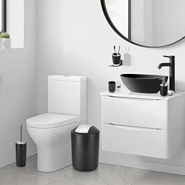 Fixwal 8-Piece Bathroom Accessories Set for Modern Homes