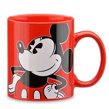 Disney Mickey Mouse 1-Cup Coffee Maker with 12 Oz Mug by Select Brands - Mickey Mouse Kitchen Access...