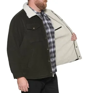 Levi's Sherpa Lined Trucker Jacket for Men - Stylish Warmth