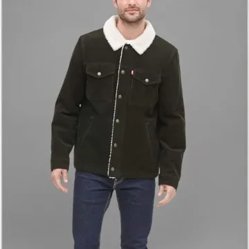 Levi's Sherpa Lined Trucker Jacket for Men - Stylish Warmth