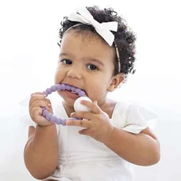 Ryan and Rose Cutie Teether Rattle (Orchid)