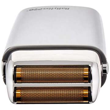 BaBylissPRO Barberology Double Foil Shaver, FXFS2 SILVERFX Professional Electric Shaver