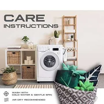 FleurEssence - 3D Leaf Pillow Set, 4 Pack Jungle Green Decorative Accent Pillow - Monstera, Succulent, Plant Throw Pillows, Plush Botanical Aesthetic, Home, Bed, and Room Decor for Plant Lovers