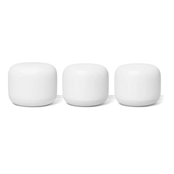 Google Nest WiFi Router 3 Pack - Enhanced Coverage & Smart Features