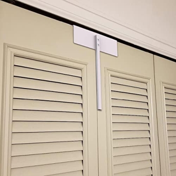 BILLROAD Metal Bifold Door Lock - Double Door Child Safety Locks Keep Toddler, Cats&Dogs Out of Clos...