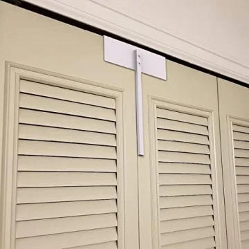 BILLROAD Metal Bifold Door Lock - Double Door Child Safety Locks Keep Toddler, Cats&Dogs Out of Clos...