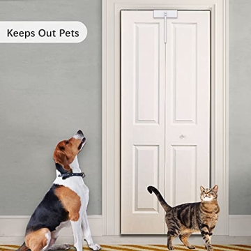 BILLROAD Metal Bifold Door Lock for Child and Pet Safety