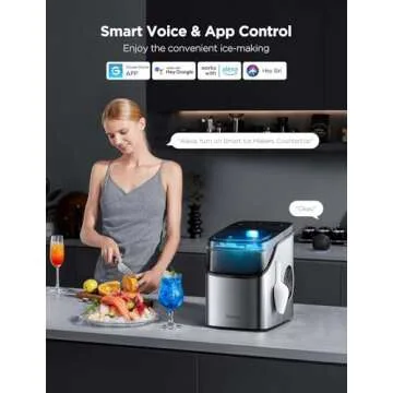GoveeLife Smart Ice Maker - Voice-Controlled Portable Ice Machine