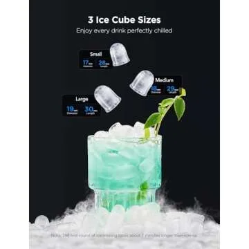 GoveeLife Smart Ice Maker - Voice-Controlled Portable Ice Machine