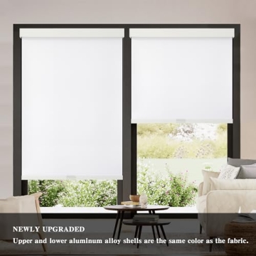 AOSKY Blackout Roller Shades Cordless Blinds for Windows