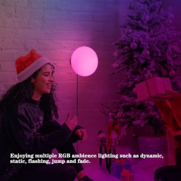 Stylish OIYIO Plug in Wall Sconces with RGB Lighting Features