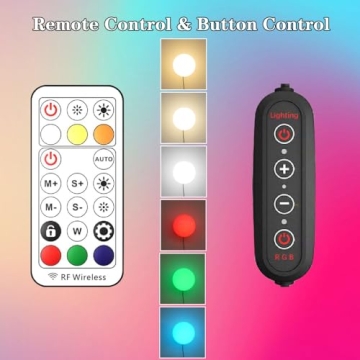 Stylish OIYIO Plug in Wall Sconces with RGB Lighting Features