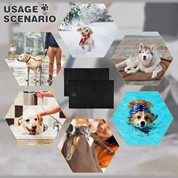 Chumia Absorbent Dog Towels - Luxury Microfiber for Pets