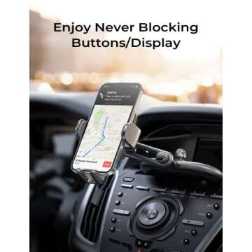 LISEN 3 in 1 CD Phone Holder Compatible with All Phones