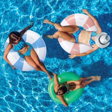 Gemscream Large Pool Floats with Handles for Summer Fun