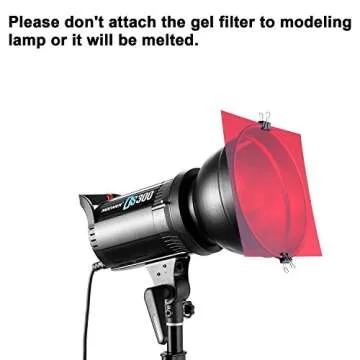 Neewer 12 x 12 inches 8 Packs Transparent Color Correction Lighting Gel Filter in 8 Colors