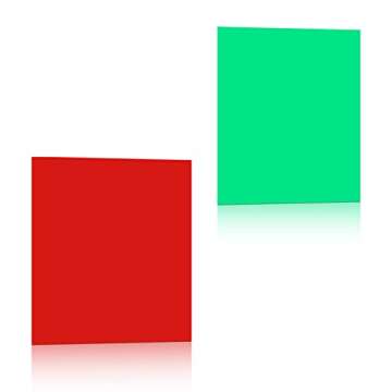 Neewer 12 x 12 inches 8 Packs Transparent Color Correction Lighting Gel Filter in 8 Colors