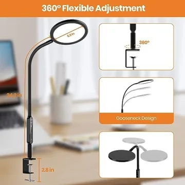 LASTAR 10000 Lux Therapy Lamp - Remote Control for Mood