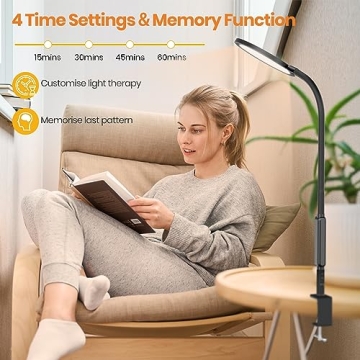 LASTAR 10000 Lux Therapy Lamp - Remote Control for Mood