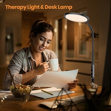 LASTAR 10000 Lux Therapy Lamp - Remote Control for Mood