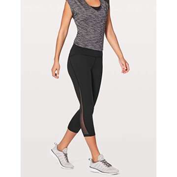 Lululemon Train Times Crop - 17" Inseam - Black (8)