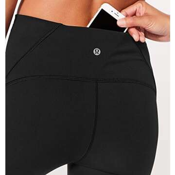 Lululemon Train Times Crop - 17" Inseam - Black (8)