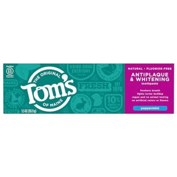 Tom's Fluoride-Free Antiplaque Whitening Toothpaste