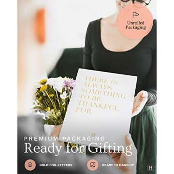 Heimlich motivational wall art UNFRAMED Set of 4 motivational poster | positive quotes wall decor for minimalist wall art & inspirational wall art set of | 4 wall prints, Coco, 4x [11x17]