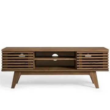Levan Home Mid-Century TV Stand for Modern Living Spaces