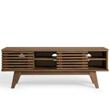 Levan Home Mid-Century TV Stand for Modern Living Spaces