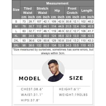 COOFANDY Mens Casual Cotton Linen Drawstring Pants Elastic Waist Lightweight Pant Summer Beach Yoga Trouser