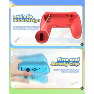 FYOUNG Hand Grips for Switch - Comfortable Joy-Con Controller